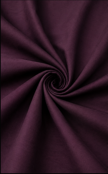 Deep Plum Fine Silk